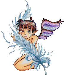 Gif animé bonjour ange